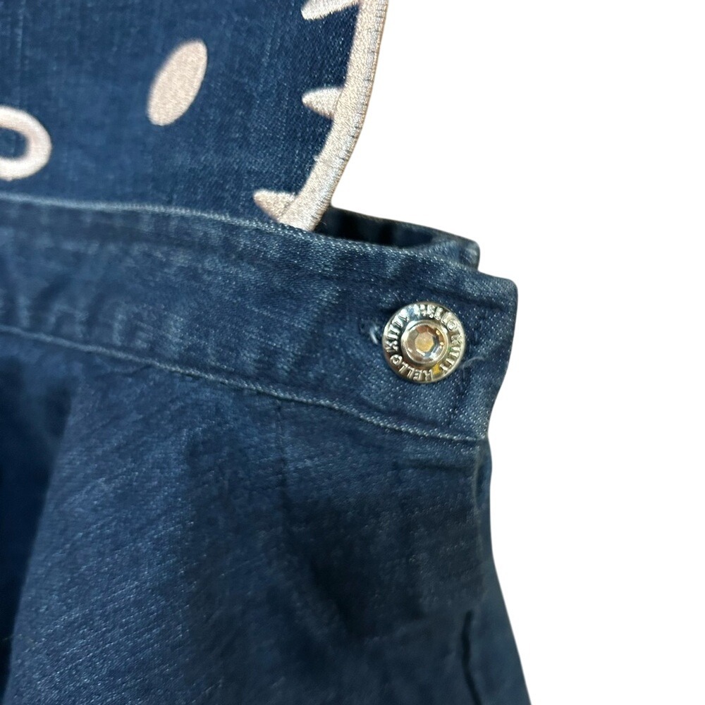 Girls y2k character Hello Kitty Denim Overall Dress Size 3t‎ - Picture 5 of 5